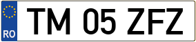 Truck License Plate
